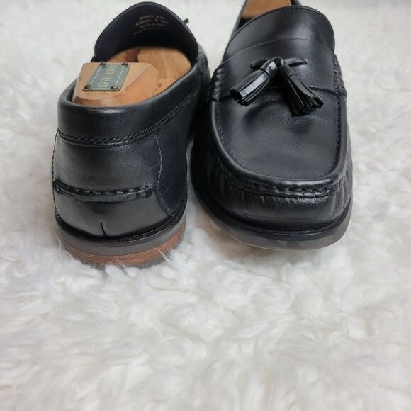 Cole Haan Men's Size 8 Grand OS Pinch Maine Tassel Loafers Black Leather C25261 - Picture 7 of 10